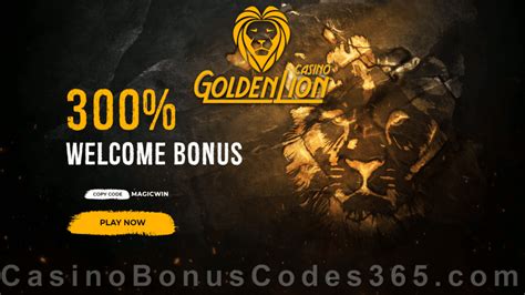 golden lion casino bonus codes